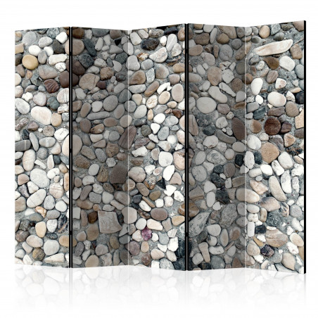 Paravan Beach Pebbles Ii [Room Dividers] 225 cm x 172 cm-01