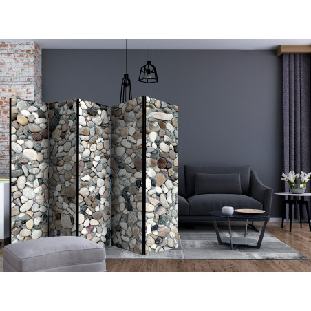 Paravan Beach Pebbles Ii [Room Dividers] 225 cm x 172 cm-01