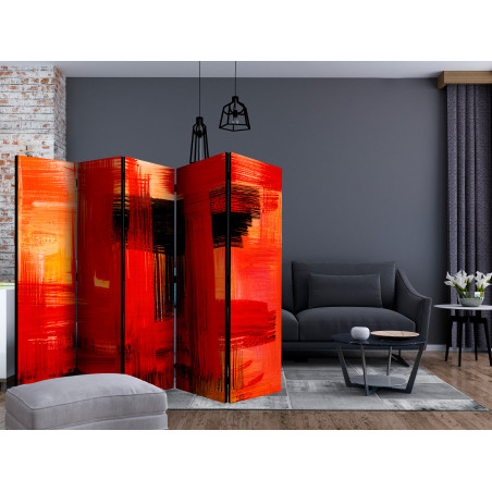 Paravan Crimson Prison Ii [Room Dividers] 225 cm x 172 cm-01