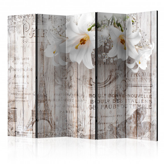 Paravan Parisian Lilies Ii [Room Dividers] 225 cm x 172 cm