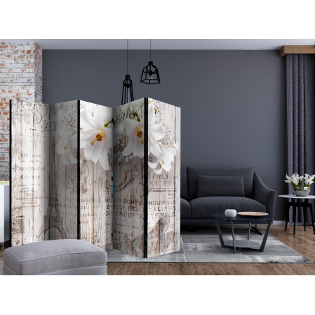 Paravan Parisian Lilies Ii [Room Dividers] 225 cm x 172 cm-01