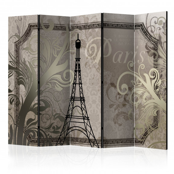 Paravan Vintage Paris Gold Ii [Room Dividers] 225 cm x 172 cm