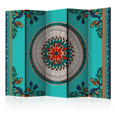 Paravan Folk Inspiration Ii [Room Dividers] 225 cm x 172 cm-01