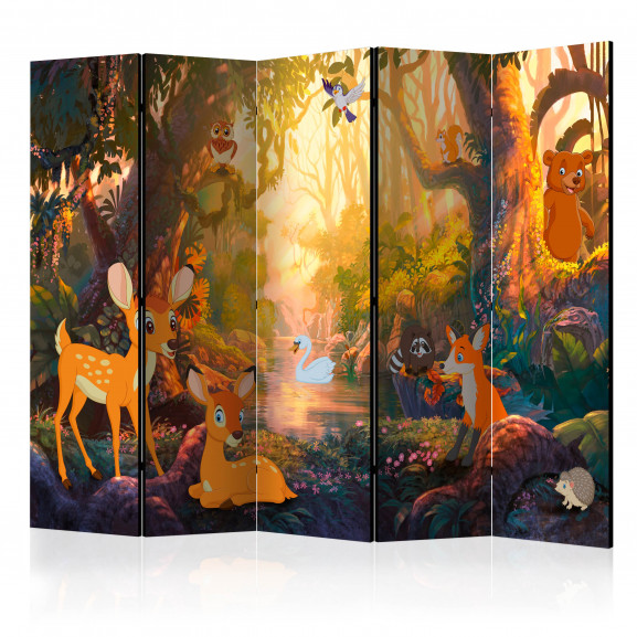 Paravan Animals In The Forest Ii [Room Dividers] 225 cm x 172 cm