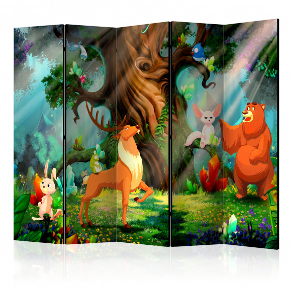 Paravan Bear And Friends Ii [Room Dividers] 225 cm x 172 cm