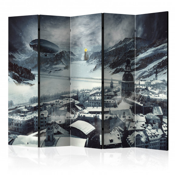 Paravan Winter In Riga Ii [Room Dividers] 225 cm x 172 cm