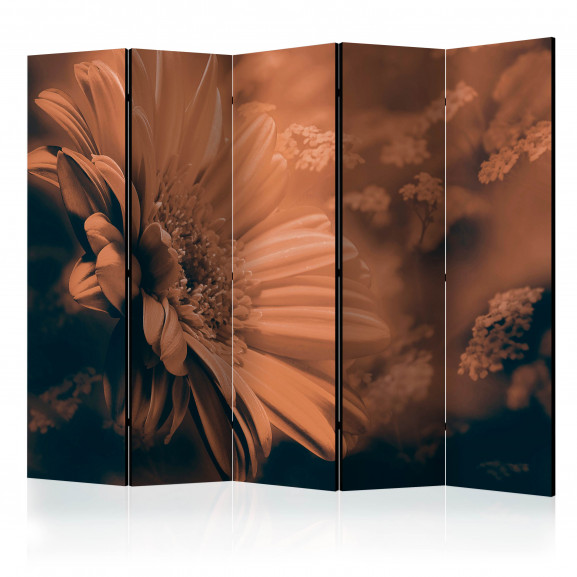 Paravan Gerbera In Bronze Ii [Room Dividers] 225 cm x 172 cm