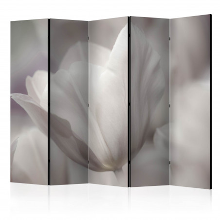 Paravan Tulip Black And White Photo Ii [Room Dividers] 225 cm x 172 cm-01