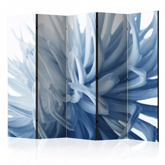 Paravan Flower Blue Dahlia Ii [Room Dividers] 225 cm x 172 cm