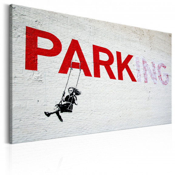 Tablou Parking Girl Swing By Banksy