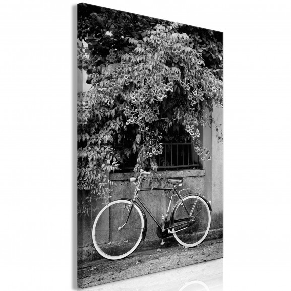 Tablou Bicycle And Flowers (1 Part) Vertical