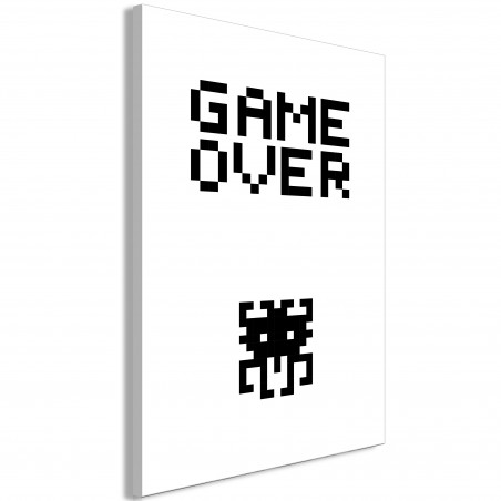 Tablou Game Over (1 Part) Vertical-01