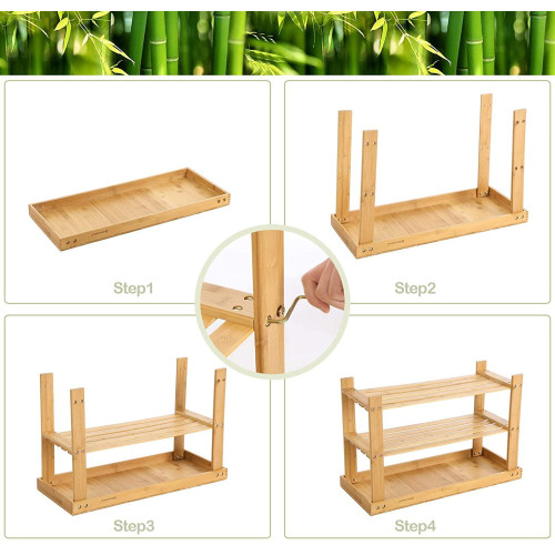 Organizator Pantofi Bamboo