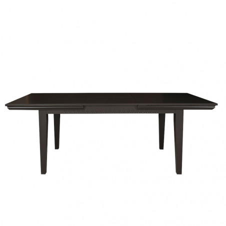 Masa Saint Tropez, Extensibila, Vopsit Negru, 160/215 x 90 x 77.5 Cm-01