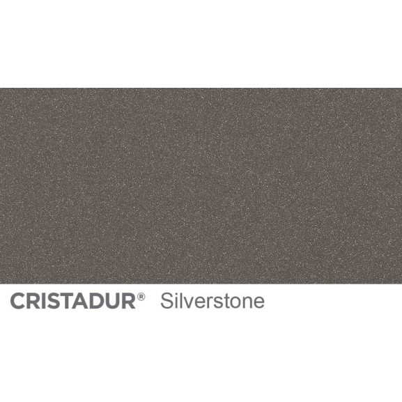 Chiuveta bucatarie Schock Galaxy N-100 Cristadur Silverstone, granit, montare pe blat 60 x 53 cm