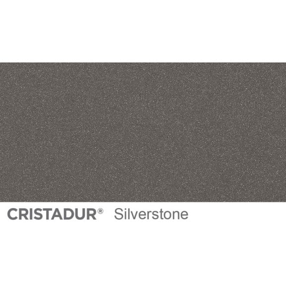 Chiuveta bucatarie Schock Greenwich N-100S Cristadur Silverstone, granit, montare pe/sub blat 40.6 x 45.6 cm