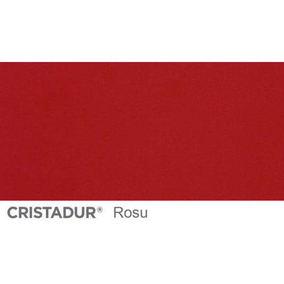 Chiuveta bucatarie Schock Mono D-100XS Cristadur Rouge, granit, reversibila, montare pe blat 78 x 51 cm