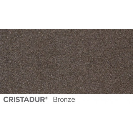 Chiuveta bucatarie Schock Tia D-100L Cristadur Bronze cu sifon automat, granit, reversibila, montare pe blat 100 x 50 cm-01