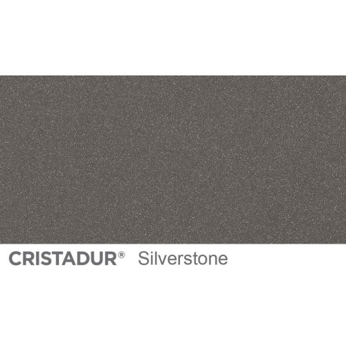 Chiuveta bucatarie Schock Waterfall D-150 Cristadur Silverstone, granit, reversibila, montare pe blat 100 x 50 cm