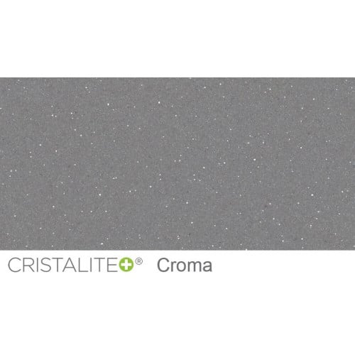 Baterie bucatarie Schock Cosmo Cristalite Croma, aspect granit, cartus ceramic, gri