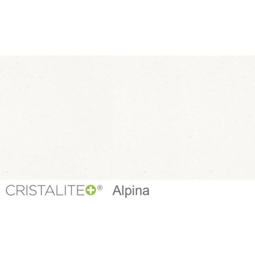 Baterie bucatarie Schock Cosmo Cristalite Alpina, aspect granit, cartus ceramic, alb