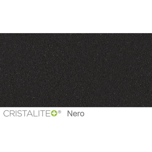 Baterie bucatarie Schock Epos Cristalite Nero cu dus extractibil, aspect granit, cartus ceramic, negru