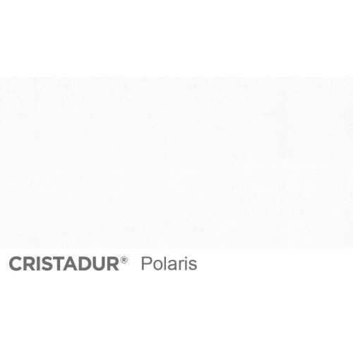 Baterie bucatarie Schock Papilio Cristadur Polaris, aspect granit, cartus ceramic, alb polar