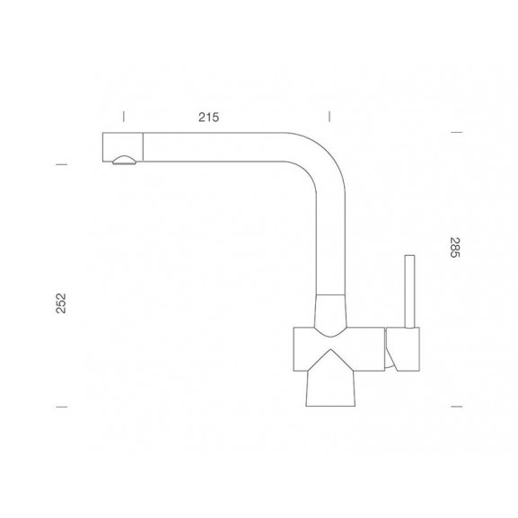 Baterie bucatarie Schock Laios Inox Periat, cartus ceramic