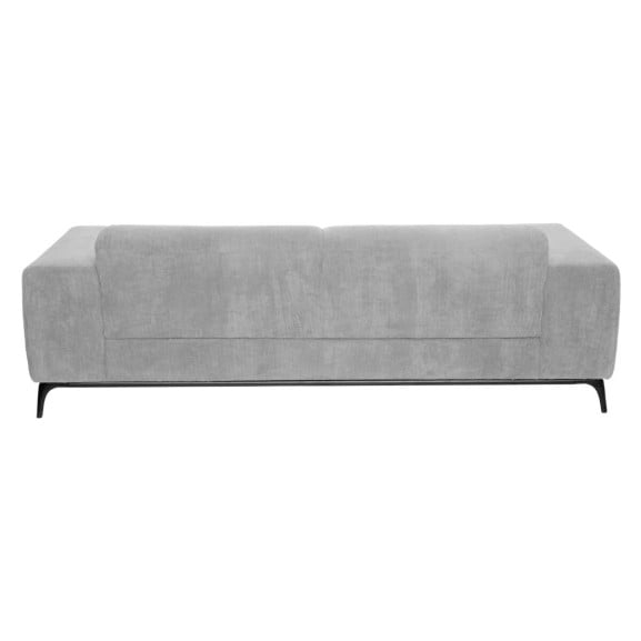 Canapea 3L Jude, Gri Velvet, 230 x 94 x 74 cm