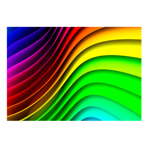 Fototapet autoadeziv Rainbow Waves