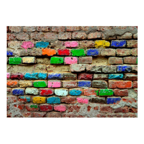 Fototapet autoadeziv Colourful Bricks