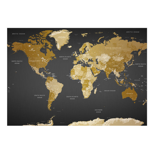 Fototapet autoadeziv World Map: Modern Geography