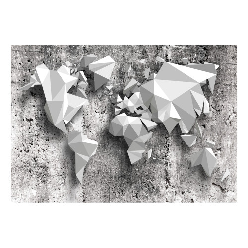 Fototapet autoadeziv World Map: Origami
