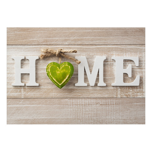 Fototapet autoadeziv Home Heart (Green)