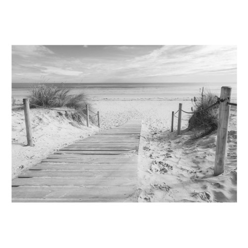 Fototapet autoadeziv On the beach black and white