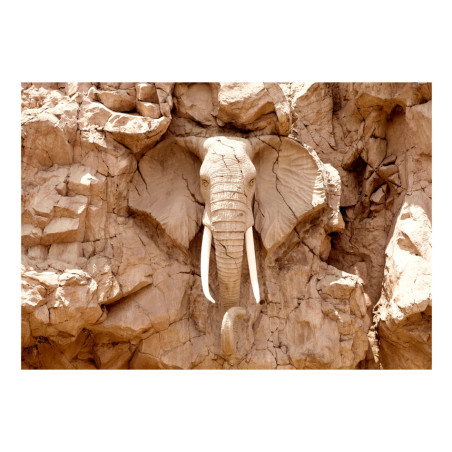 Fototapet autoadeziv Stone Elephant (South Africa)-01