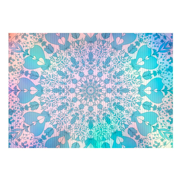 Fototapet autoadeziv Girly Mandala (Blue)