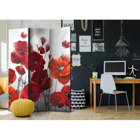 Paravan Poppies in the Moonlight [Room Dividers]