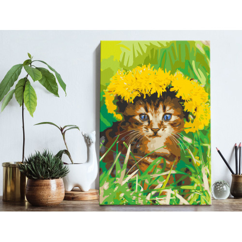 Pictatul pentru recreere Dandelion Cat