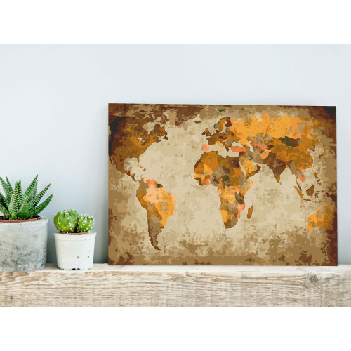 Pictatul pentru recreere Brown World Map