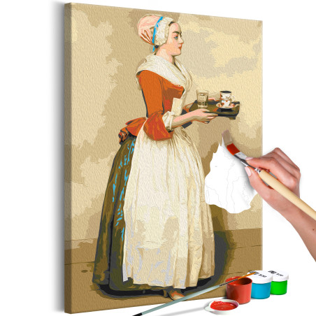 Pictatul pentru recreere The Chocolate Girl 40 x 60 cm-01