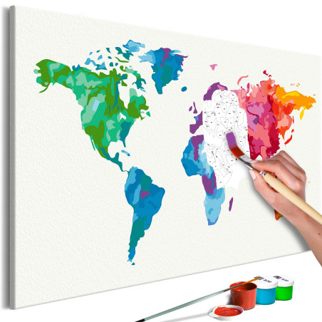 Pictatul pentru recreere Colours of the World 60 x 40 cm-01