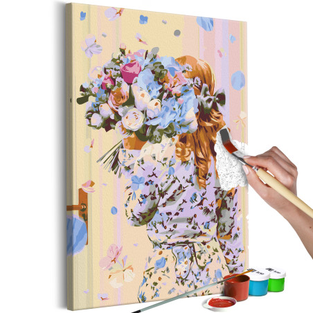 Pictatul pentru recreere Hydrangea Girl 40 x 60 cm-01