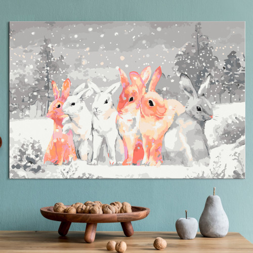 Pictatul pentru recreere Winter Bunnies