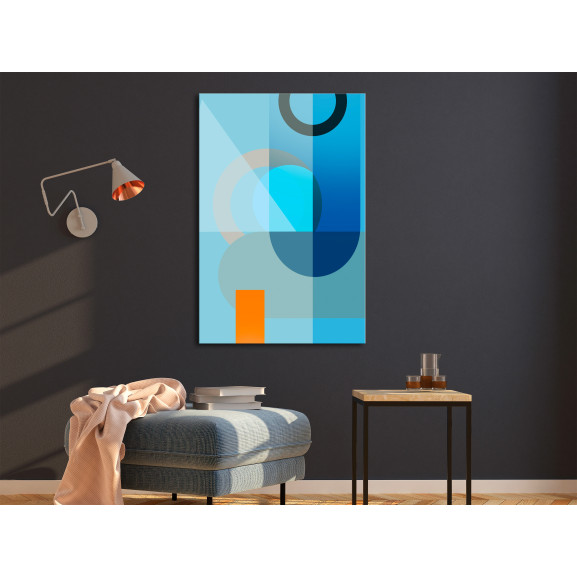 Tablou Blue Surface (1 Part) Vertical 40 x 60 cm