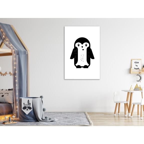 Tablou Funny Penguin (1 Part) Vertical 40 x 60 cm