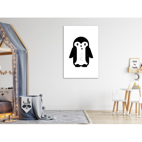 Tablou Funny Penguin (1 Part) Vertical 40 x 60 cm-01