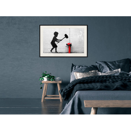 Poster Banksy: Hammer Boy-01