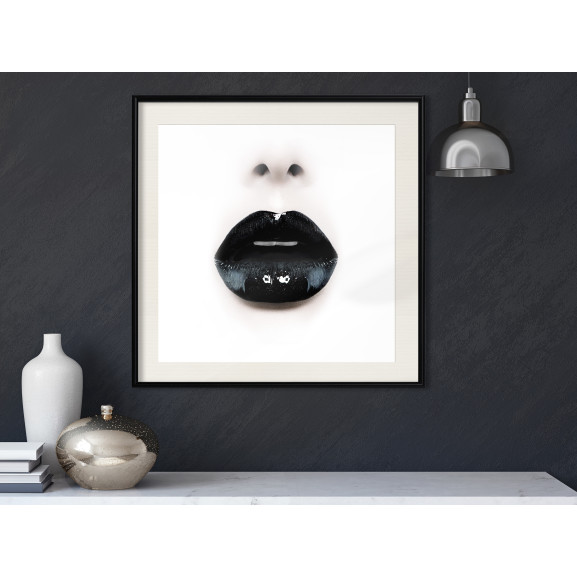 Poster Black Lipstick (Square)