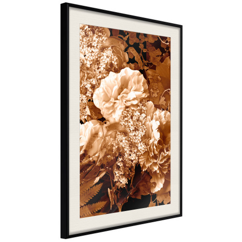 Poster Bouquet in Sepia